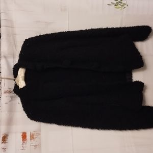 Vintage Black Knit Cardigan
